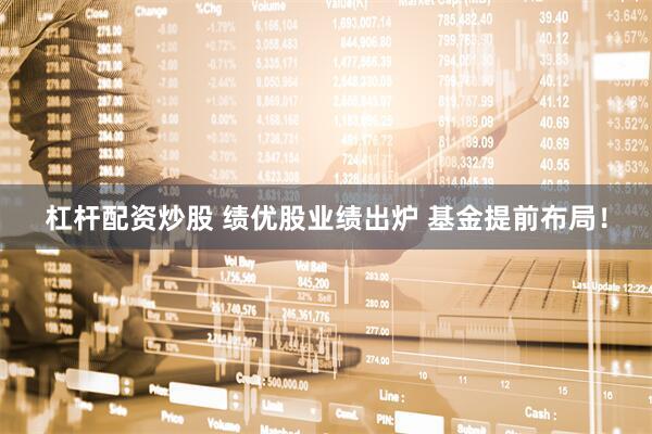 杠杆配资炒股 绩优股业绩出炉 基金提前布局！